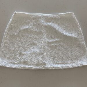A&F white sequin skort (L)